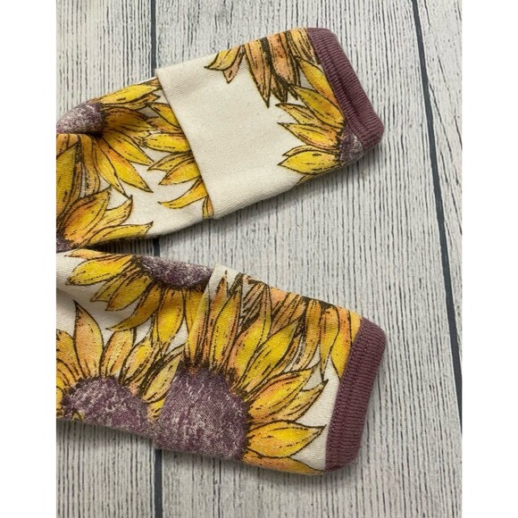 Burt’s Bees Baby Sunflower Footed Sleeper Pajamas (PJs), Size 0-3 months - Picture 4 of 7